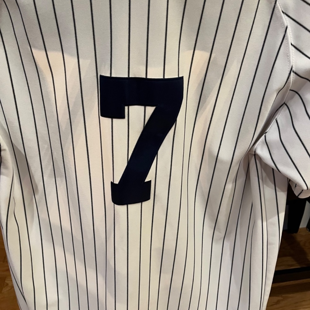 majestic 2009 inaugural new york yankees mantle jersey size 52 - Picture 5 of 7